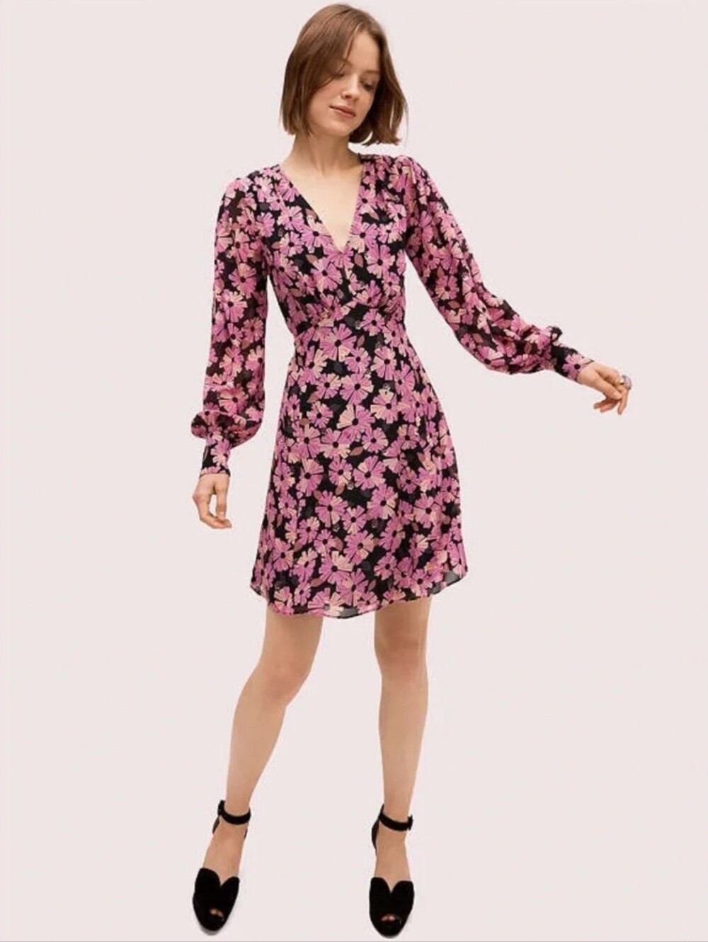 Kate Spade Wildflower Chiffon Dress